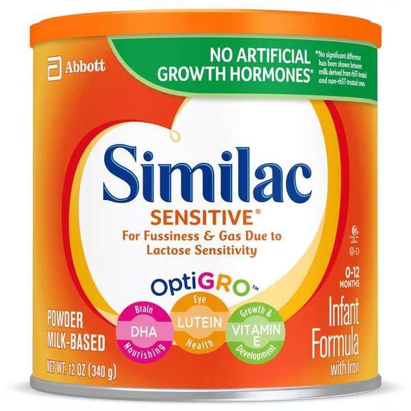 Similac Sensitive Powder 12.0 oz. Can, PK6, Similac, Mfr#: 57539